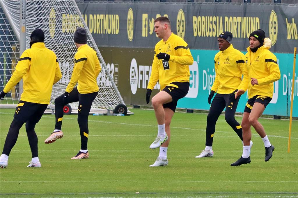 BVB-Training in Brackel am 23. Januar.