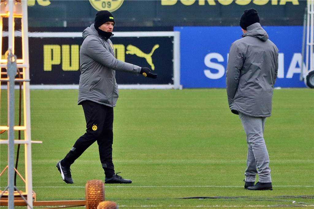 BVB-Training in Brackel am 23. Januar.