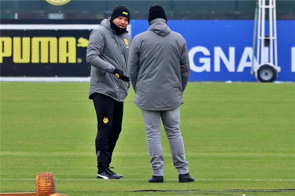 BVB-Training in Brackel am 23. Januar.