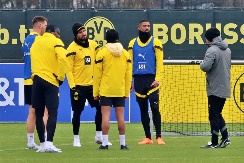 BVB-Training in Brackel am 23. Januar.
