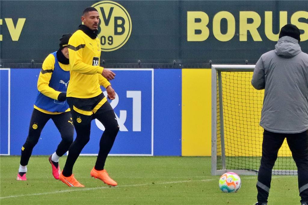 BVB-Training in Brackel am 23. Januar.