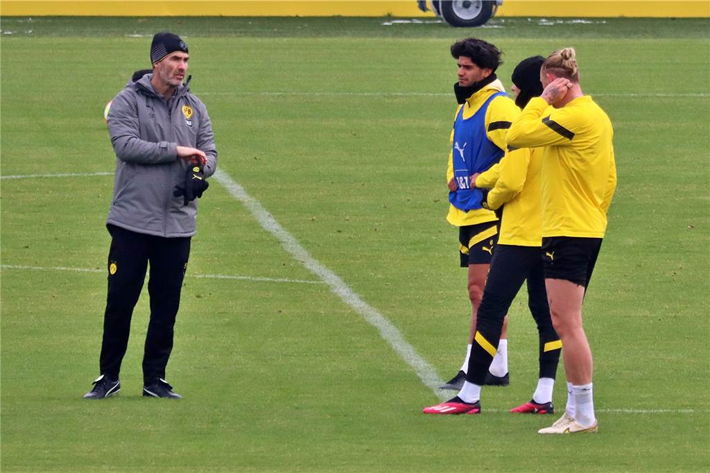 BVB-Training in Brackel am 23. Januar.
