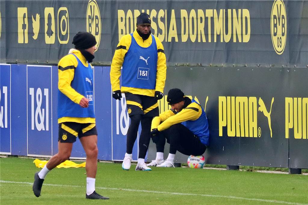 BVB-Training in Brackel am 23. Januar.