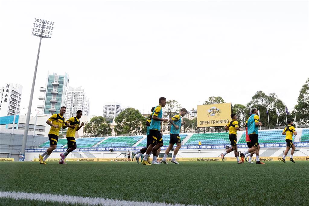BVB-Training in Singapur.