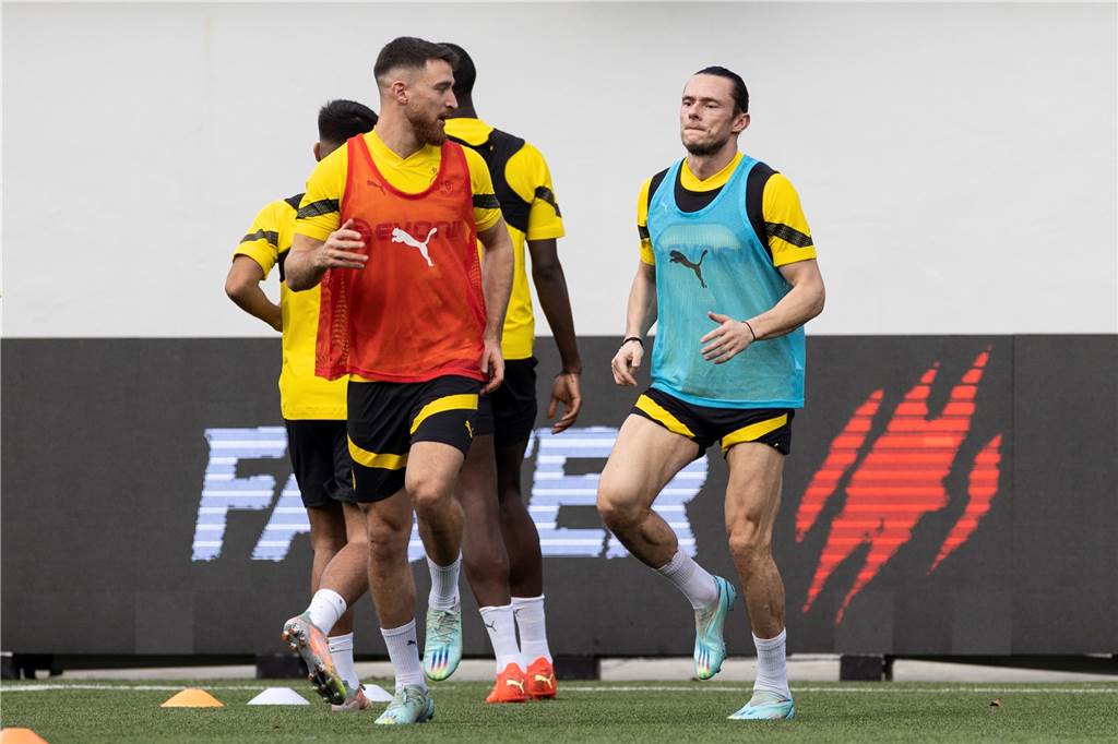 BVB-Training in Singapur.