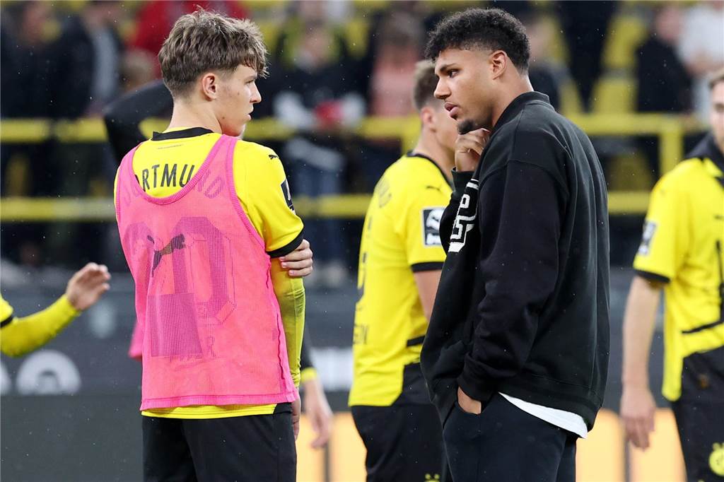 Paul Besong beendet Leidenszeit bei BVB-U23 : „Ein Glücksgefühl, als hätte ich ein Tor geschossen“ Paul Besong redet mit Julian Hettwer.