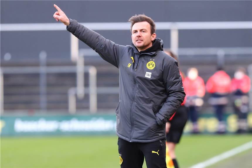 BVBII-Coach Enrico Maaßen gibt die Marschrichtung vor.