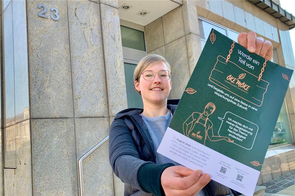 Carina Kosmowski im August 2020: Da war Öke-Möke kurz vor der Eröffnung und die Ladeninhaberin voller Optimismus.