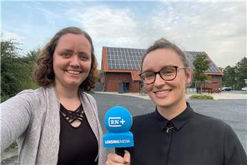 Carina Strauß und Eva-Maria Spiller sind in Ascheberg vor Ort.