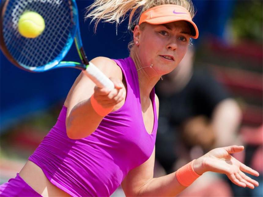 Witthöft in 's-Hertogenbosch im Viertelfinale Carina Witthöft ist eine Runde weiter. Foto: Daniel Karmann