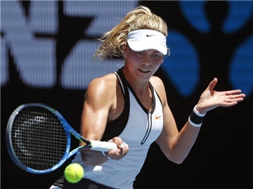 Carina Witthöft ist zum ersten Mal im deutschen Fed-Cup-Team dabei. Foto: Dita Alangkara