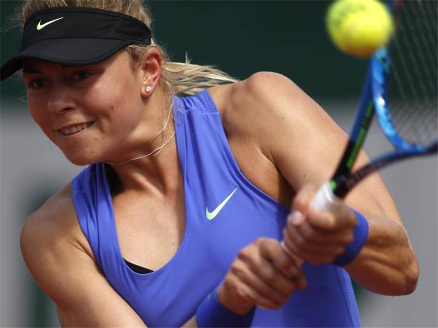 Aus für Carina Witthöft in 's-Hertogenbosch Carina Witthöft scheitert in 's-Hertogenbosch im Viertelfinale an der Estin Anett Kontaveit. Foto: Petr David Josek