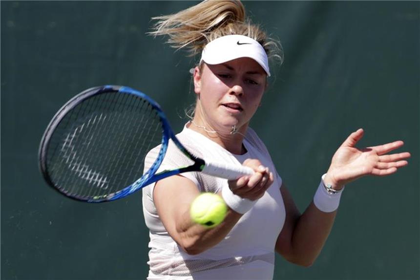 Siegemund in Bukarest weiter - Aus für Witthöft in Gstaad Carina Witthöft verlor in Runde eins beim WTA-Turnier in Gstaad gegen Jewgenija Rodina. Foto: Lynne Sladky