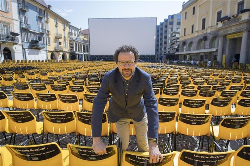 Carlo Chatrian, künstlerischer Leiter des Filmfestivals von Locarno, soll neuer Berlinale-Direktor werden. Foto: Urs Flueeler/Keystone