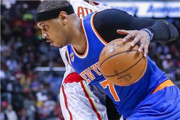 Carmelo Anthony kann zu den Houston Rockets wechseln. Foto: Erik S. Lesser/EPA