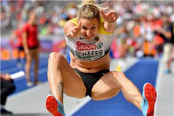 Carolin Schäfer hofft im Siebenkampf auf eine Medaille. Foto: Bernd Thissen