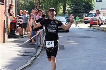 Carsten Schwenke war mit seiner Zeit beim 100-Kilometer-Rennen im niederländischen Winschoten zufrieden.