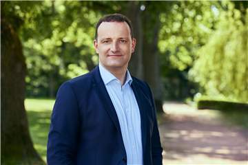 CDU-Kandidat Jens Spahn tritt im Wahlkreis 124 an, zu dem Ahaus, Heek und Legden gehören. 