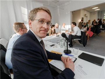 CDU-Landeschef Daniel Günther ist erfreut über die klaren Signale. Foto: Markus Scholz