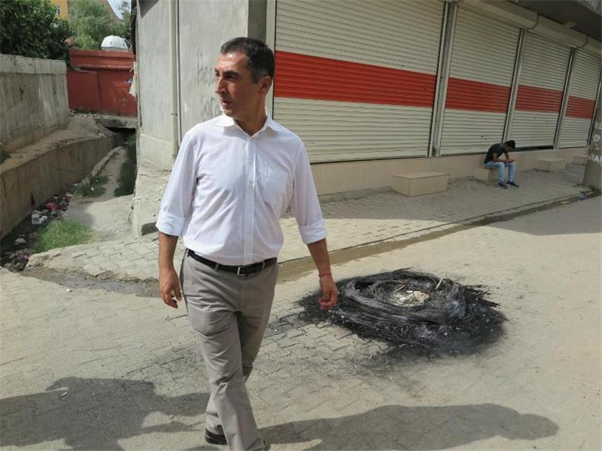 Cem Özdemir im türkischen Cizre. Foto: Can Merey
