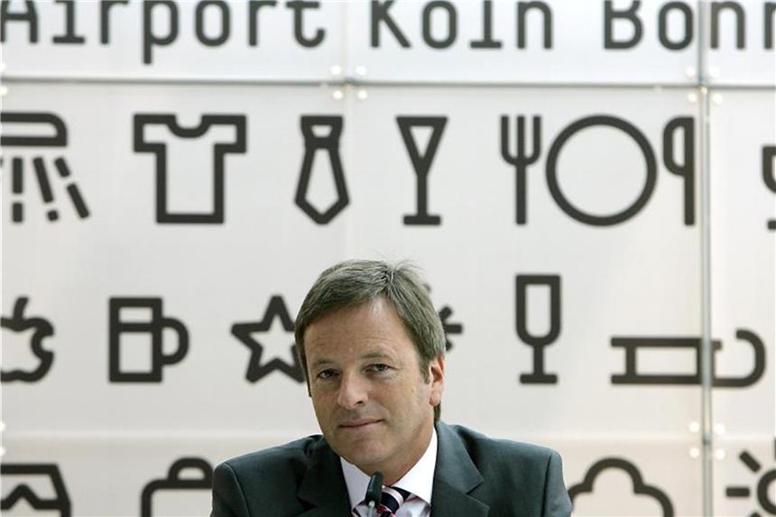 Beurlaubter Kölner Airportchef kehrt an Arbeitsplatz zurück Chef vom Flughafen Köln/Bonn Michael Garvens. Foto: Federico Gambarini/Archiv