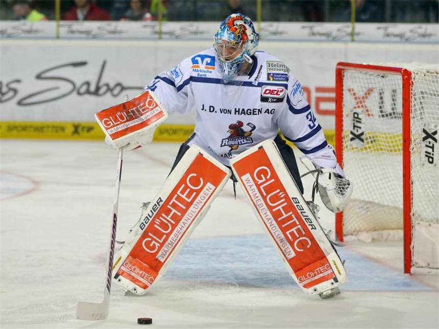 Adler Mannheim verpflichten Torhüter Pickard Chet Pickard kommt von den Iserlohn Roosters. Foto: Daniel Karmann