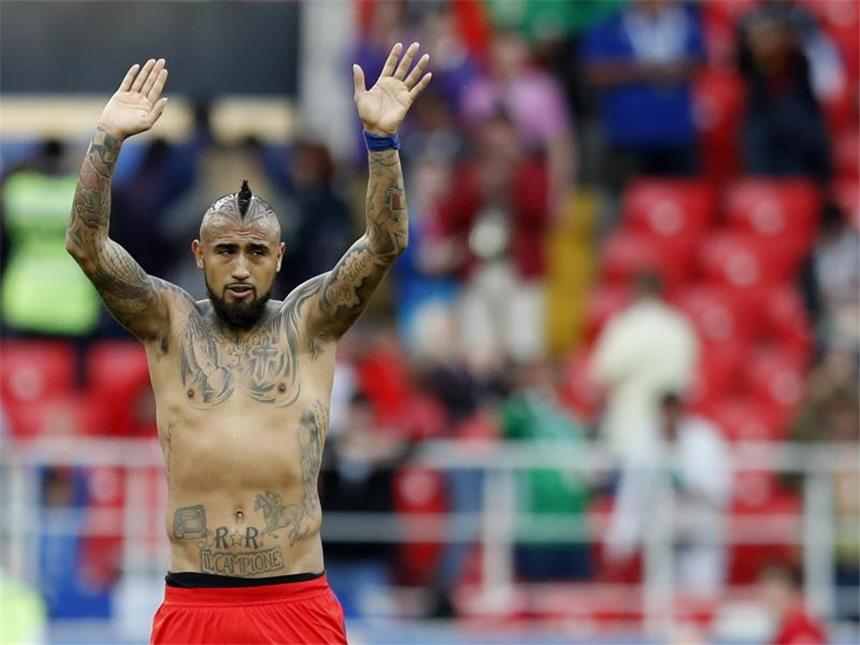 Chiles Arturo Vidal macht sich keine Sorgen vor dem Halbfinale gegen Portugal. 
