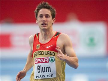 Christian Blum verfehlte den 27 Jahre alten deutschen Hallenrekord des Berliners Sven Matthes nur um 3/100 Sekunden. Foto: Bernd Thissen