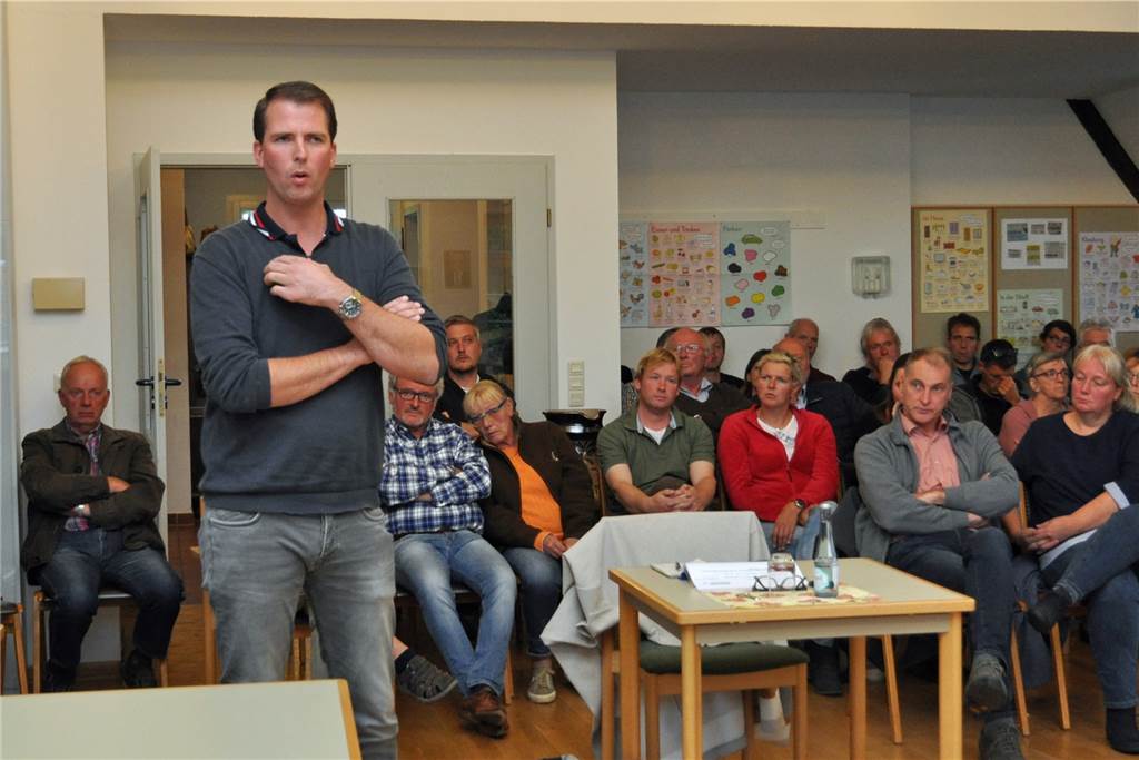 Vehemente Proteste im Rat gegen Verdichterstation Christian Bomberg, Vorsitzender des Landwirtschaftlichen Ortsverbands, kritisierte die Pläne für eine Verdichterstation scharf.