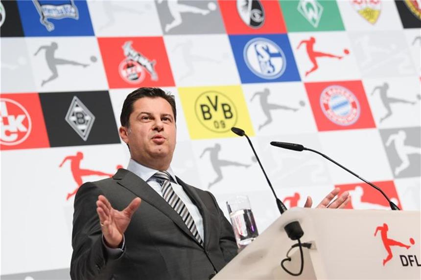 DFL: Zukunft der Montagsspiele „nicht in Stein gemeißelt“ Christian Seifert ist der Chef der DFL. Foto: Arne Dedert