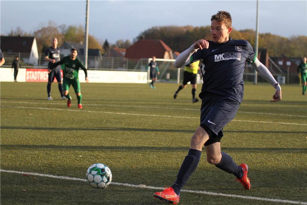 Viererpack im Hinspiel für den PSV Bork: „Mir würde auch ein Tor zum 1:0-Sieg reichen“ Christian Voßschmidt warnt vor dem Gegner am Sonntag.