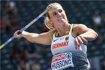 Christin Hussong erreichte das Speerwurf-Finale. Foto: Bernd Thissen