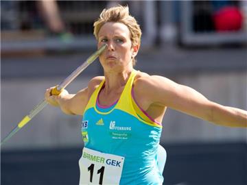 Christina Obergföll wurde bei den deutschen Meisterschaften in Nürnberg Zweite. Foto: Sven Hoppe