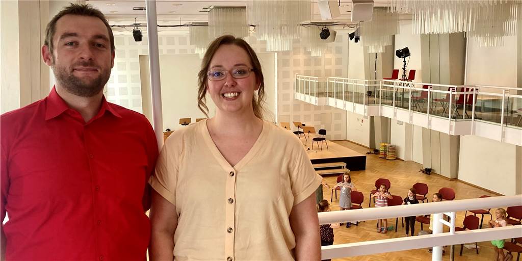 20 Jahre Chorakademie Dortmund: Die größte Singschule Europas Meri Mlikotic und Christoph Paga von der Chorakademie.