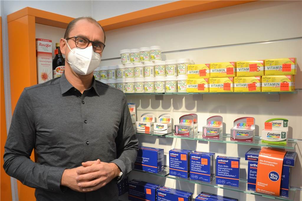 Christoph Riesner möchte in seiner Apotheke in Habinghorst impfen, sobald es möglich ist.