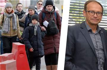 Christoph Schlütermann bereitet das DRK im Kreis Coesfeld vor, damit es die in den Kreis strömenden Flüchtlinge aus der Ukraine betreuen kann.