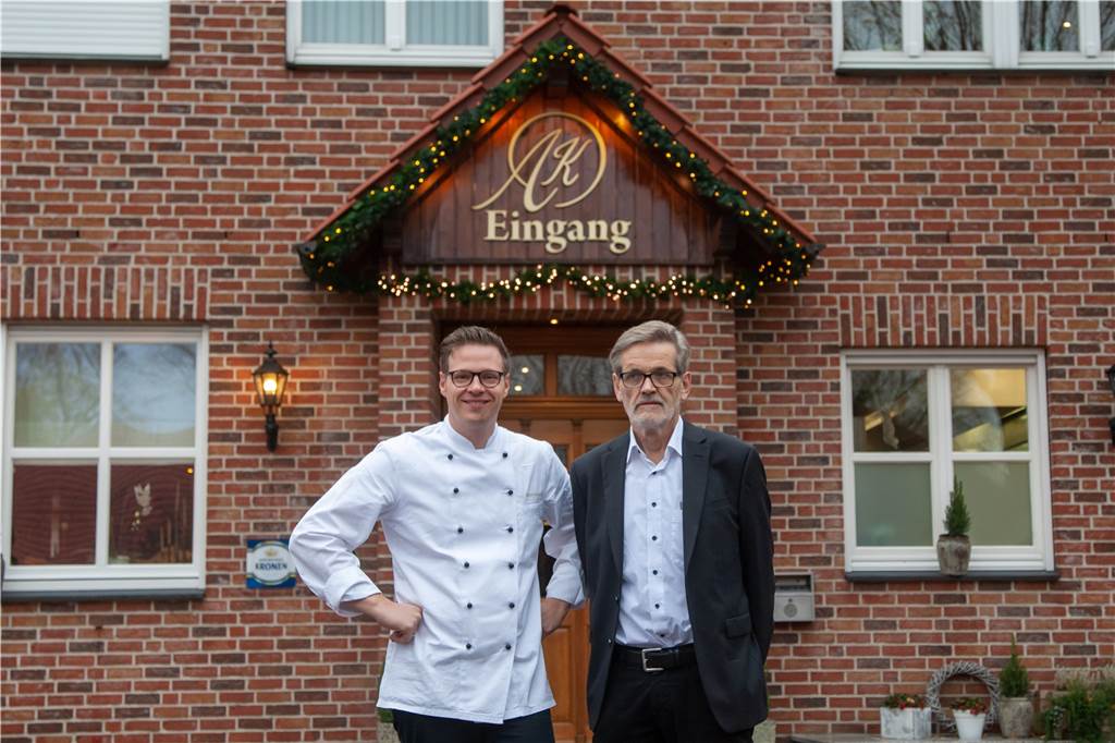 Christoph und Franz (Senior) Winkelhorst vom Restaurant „Am Kring“.