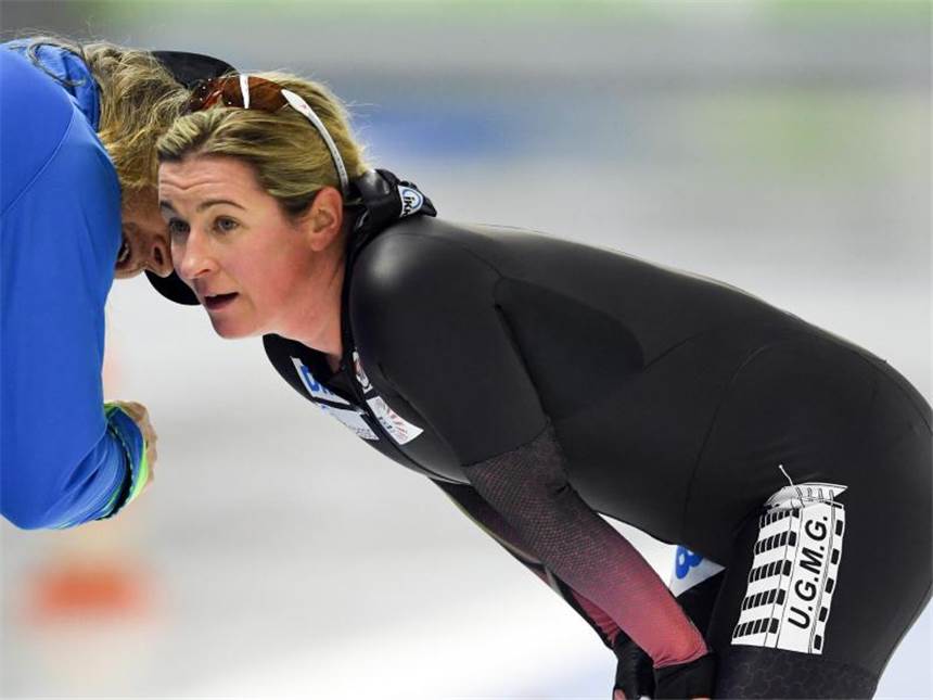 Pechstein verzichtet auf WM-Start über 3000 Meter Claudia Pechstein erlebt im südkoreanischen Gangneung ihre 17. Einzelstrecken-WM. Foto: Soeren Stache