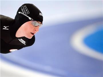 Claudia Pechstein in Aktion. Foto: Soeren Stache