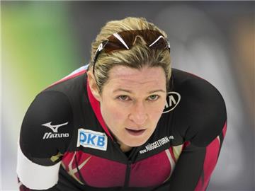 Claudia Pechstein landete beim Weltcup-Finale über 3000 meter auf Platz sechs. Foto: Soeren Stache