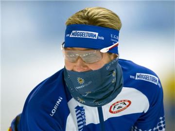 Claudia Pechstein wird von einer hartnäckigen Erkältung geplagt. Foto: Soeren Stache