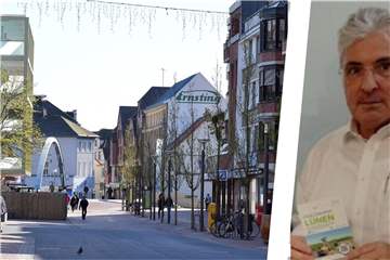 Claus Gerdel, Vorstandsmitglied des City Rings, betreut mit Carola Deinhart-Auferoth das Projekt Stadt-Gutschein Lünen, mit dem bei verschiedenen Händlern eingekauft werden kann. Ab Sonntag (13.3.) startet eine Osteraktion.  