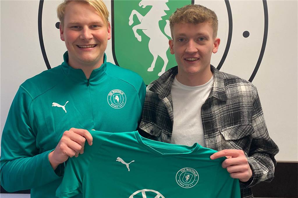 Nach Robin Schmitt: Westfalia Wethmar verpflichtet zwei weitere Spieler vom SV Herbern Co-Trainer Paul Mantei (l.) und Westfalia Wethmar hatten sich schon in der Vergangenheit um die Dienste von Helge Walters bemüht.