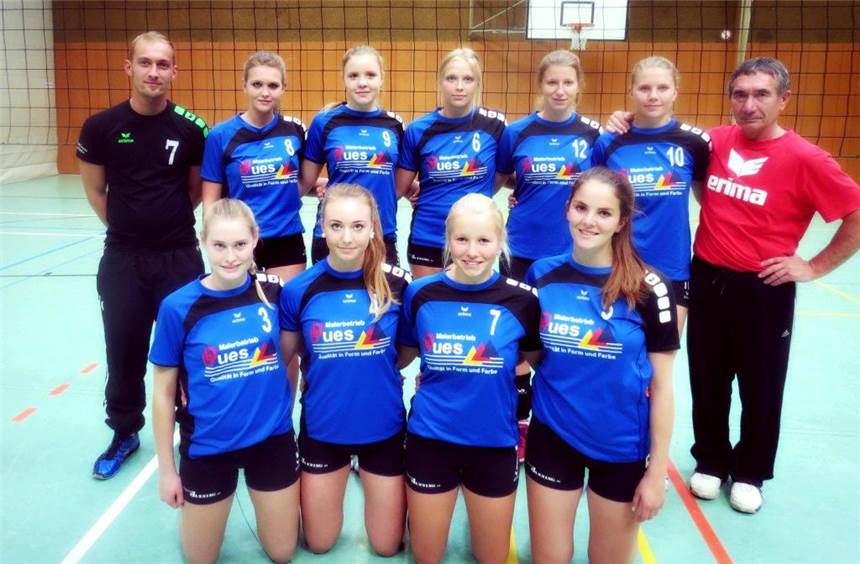 VfL rundet Saison mit Sieg ab Co-Trainer Sebastian Förster, Alena Gesing, Marie Grothues, Sophia Laukamp, Hannah Leveling, Larissa Dues, Trainer Pavel Ivanov (hinten v. l.), Lena Stiller, Vanessa Puszcz, Jule Lösing, Annika Dreseman (vorne v. l.) haben die Volleyball-Landesligasaison mit dem VfL Ahaus auf einem fünften Rang abgeschlossen.