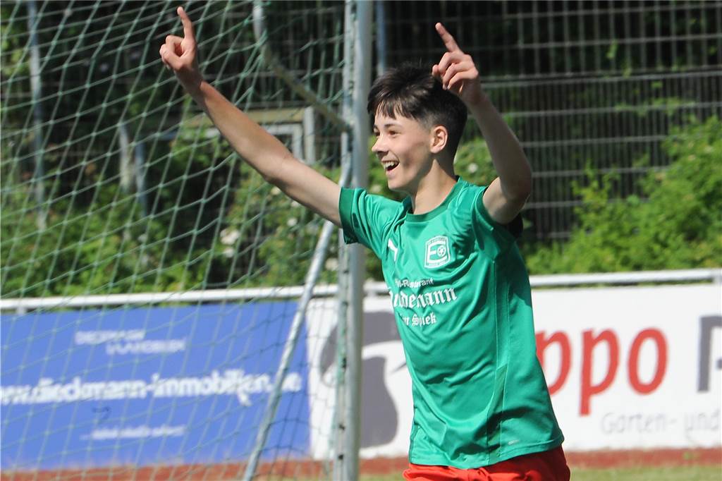 Collin Zdun traf zum 5:0.