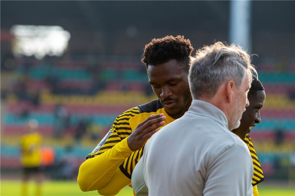 BVB-U23: Gelungenes Zagadou-Comeback nach 231 Tagen - Coulibaly gibt Debüt Comeback und Debüt: Soumaila Coulibaly (r.) wurde nach 68 Minuten für Dan-Axel Zagadou eingewechselt.