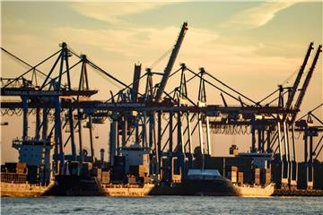Containerschiffe im Hafen von Hamburg: Die deutschen Reeder stecken seit vielen Jahren in der Krise. Foto: Axel Heimken