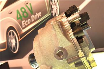 Continental setzt auf die 48-Volt-Technologie im Bereich der Hybridantriebe. Foto: Holger Hollemann