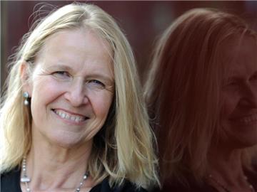 Cornelia Funke bei einem Besuch 2013 in Hamburg. Foto: Angelika Warmuth