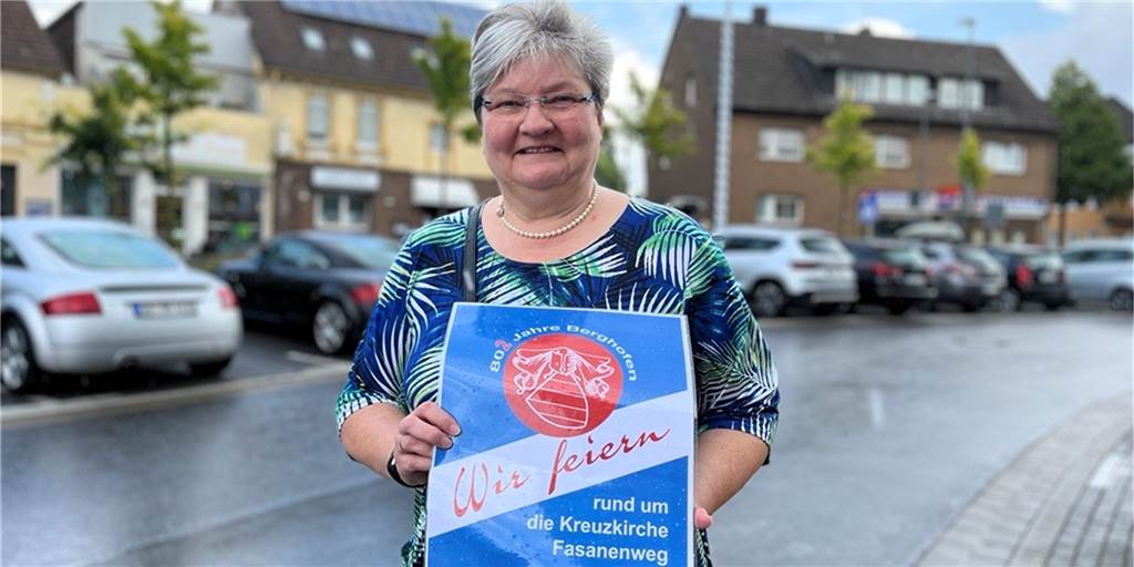 Kirmes, Mittelalter-Lager und Bühnenprogramm: Berghofen feiert Jubiläum Cornelia Konter ist erste Vorsitzende des Heimatvereins Berghofen. Ihr liegt der Stadtteil besonders am Herzen, in dem sie geboren wurde.